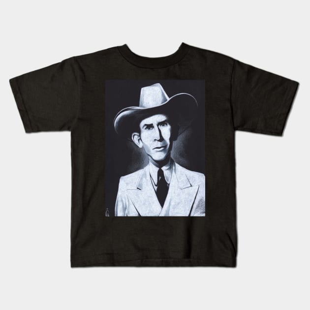 Hank Williams Kids T-Shirt by EdsThreads